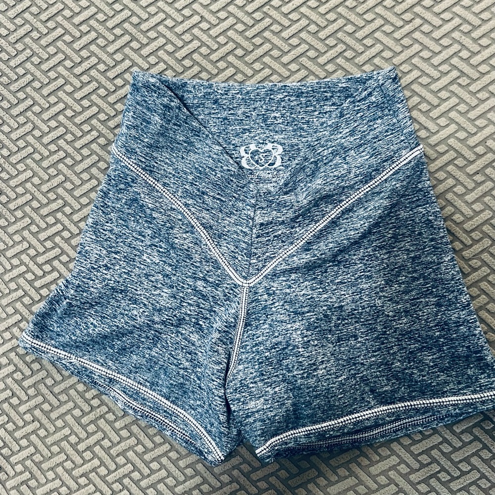 Blessed Bodywear light blue shorts.  Squat proof and buttery soft!  Size Small.